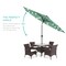 Best Choice Products 10ft Solar LED Lighted Patio Umbrella w/ Tilt Adjustment, UV-Resistant Fabric